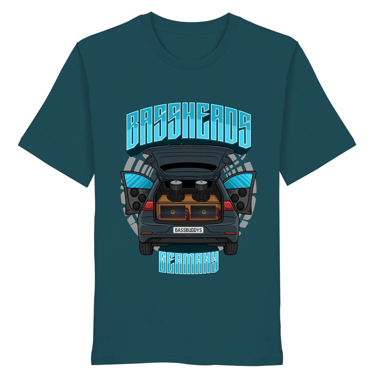 BASSHEADS GERMANY - Organic Shirt-Unisex-Shirts-BassBuddys-Stargazer-XS-BassBuddys | Shop