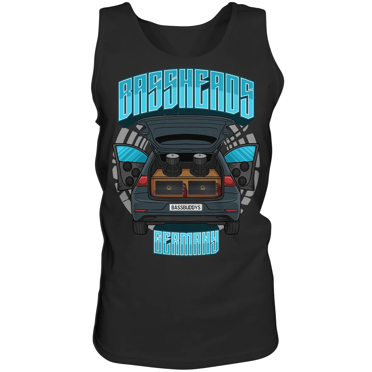 BASSHEADS GERMANY - Tank-Top-Tank-Tops-BassBuddys-Black-S-BassBuddys | Shop