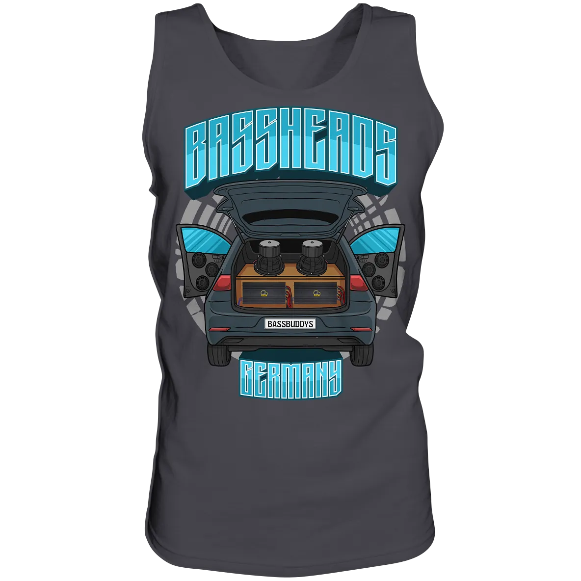 BASSHEADS GERMANY - Tank-Top-Tank-Tops-BassBuddys-Charcoal-S-BassBuddys | Shop