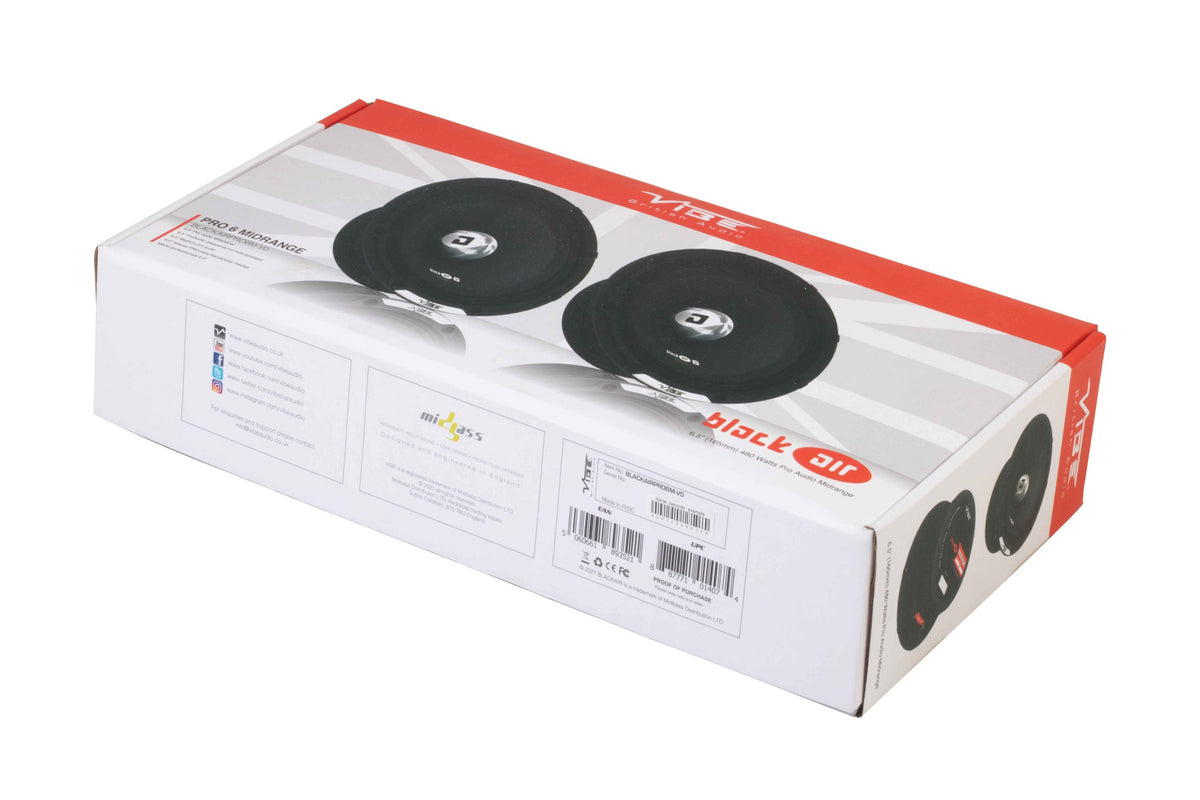 Vibe Audio BLACKAIRPRO6M-V0 – 6,5 Zoll Tiefmitteltöner – Ansicht 9