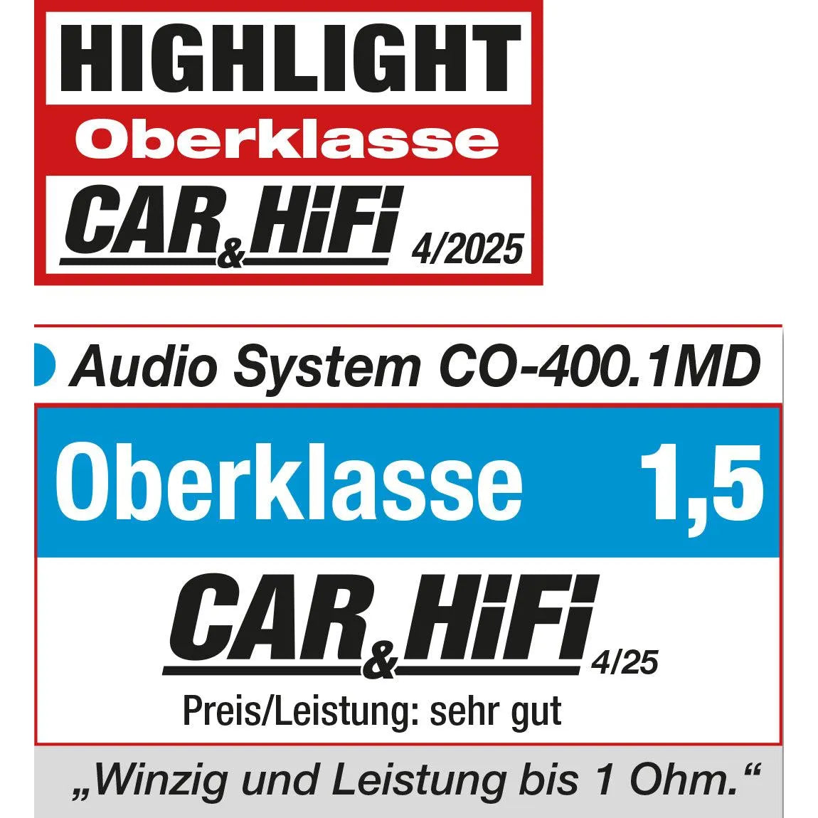 CO-400.1 MD-1 Kanal Verstärker-Audio System-BassBuddys | Shop