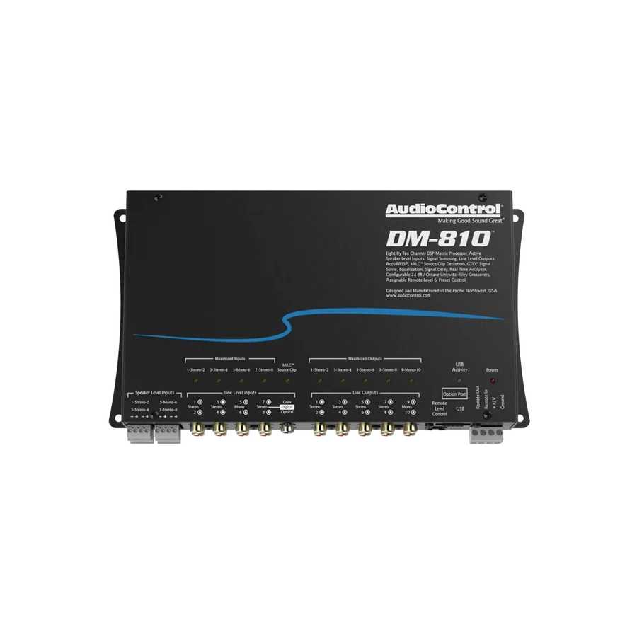 DM-810-10 Kanal DSP-Audiocontrol-BassBuddys | Shop
