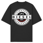 Feinstaub Schleuder Diesel 100% Drecksau Oversize Shirt-Unisex-Shirts-BassBuddys-Black-XS-BassBuddys | Shop