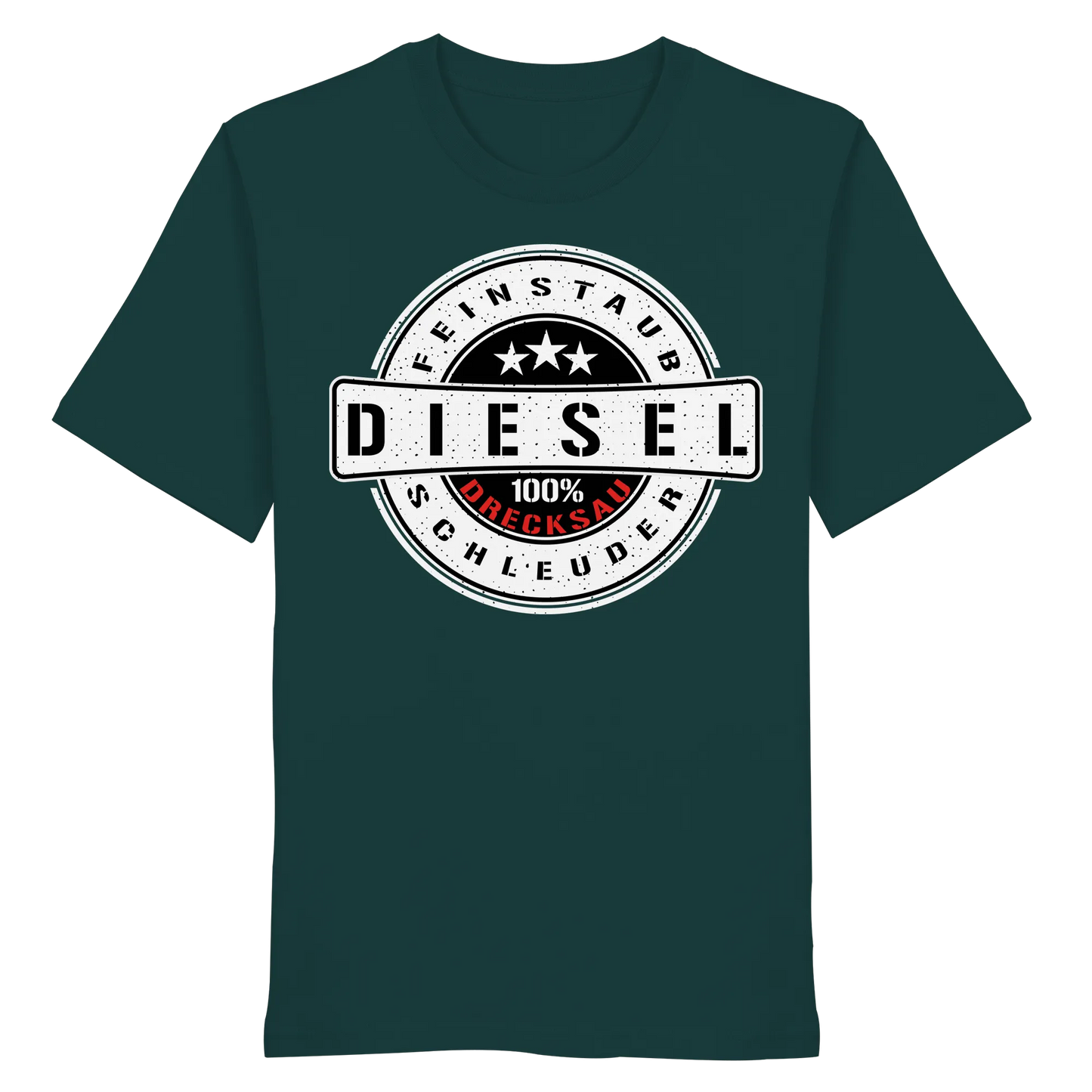 Feinstaub Schleuder Diesel 100% Drecksau Shirt