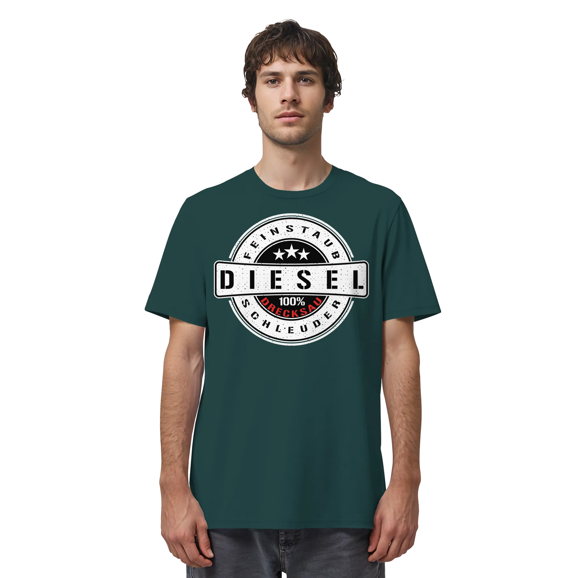 Feinstaub Schleuder Diesel 100% Drecksau Shirt