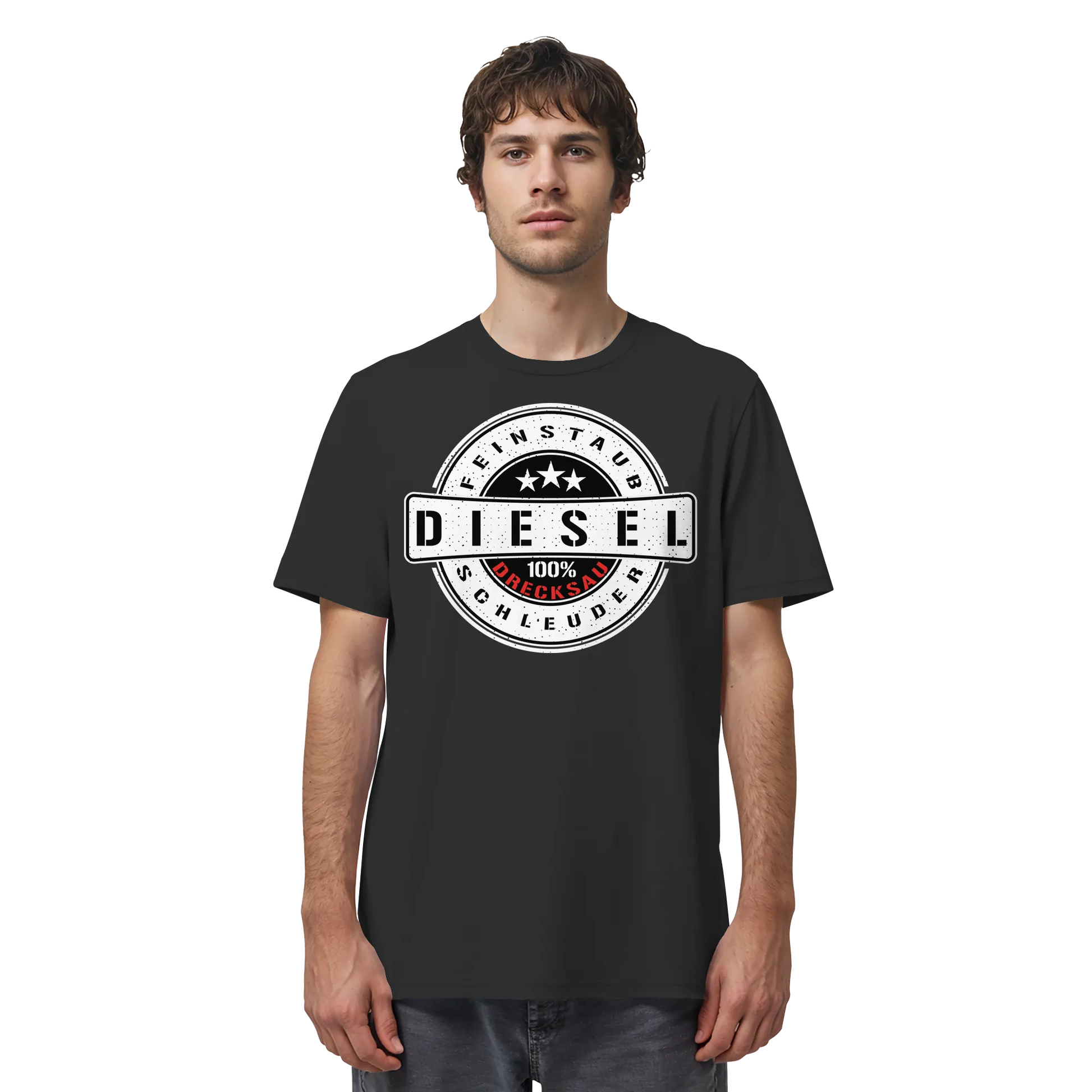 Feinstaub Schleuder Diesel 100% Drecksau Shirt
