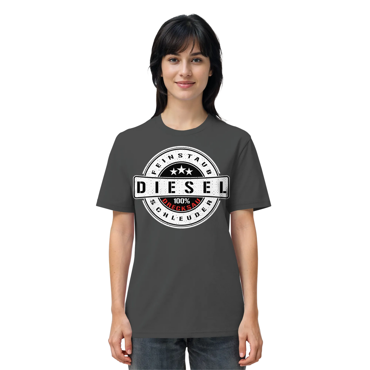 Feinstaub Schleuder Diesel 100% Drecksau Shirt-Unisex-Shirts-BassBuddys-Anthracite-XS-BassBuddys | Shop