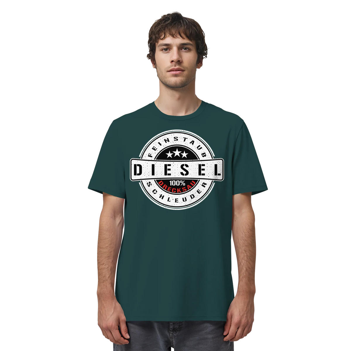 Feinstaub Schleuder Diesel 100% Drecksau Shirt-Unisex-Shirts-BassBuddys-Burgundy-XS-BassBuddys | Shop
