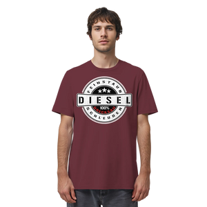 Feinstaub Schleuder Diesel 100% Drecksau Shirt-Unisex-Shirts-BassBuddys-Burgundy-XS-BassBuddys | Shop