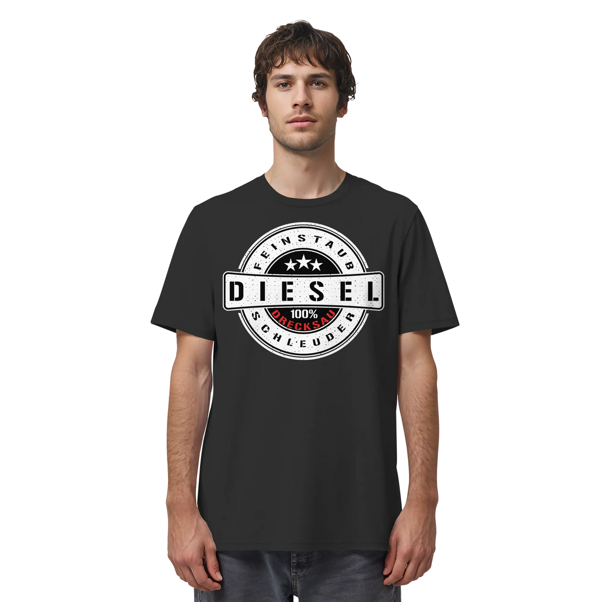 Feinstaub Schleuder Diesel 100% Drecksau Shirt-Unisex-Shirts-BassBuddys-Burgundy-XS-BassBuddys | Shop