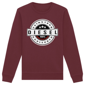 Feinstaub Schleuder Diesel 100% Drecksau Sweatshirt-Sweatshirts-BassBuddys-Burgundy-XS-BassBuddys | Shop