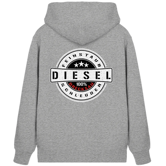 Feinstaub Schleuder Diesel 100% Drecksau Zipper