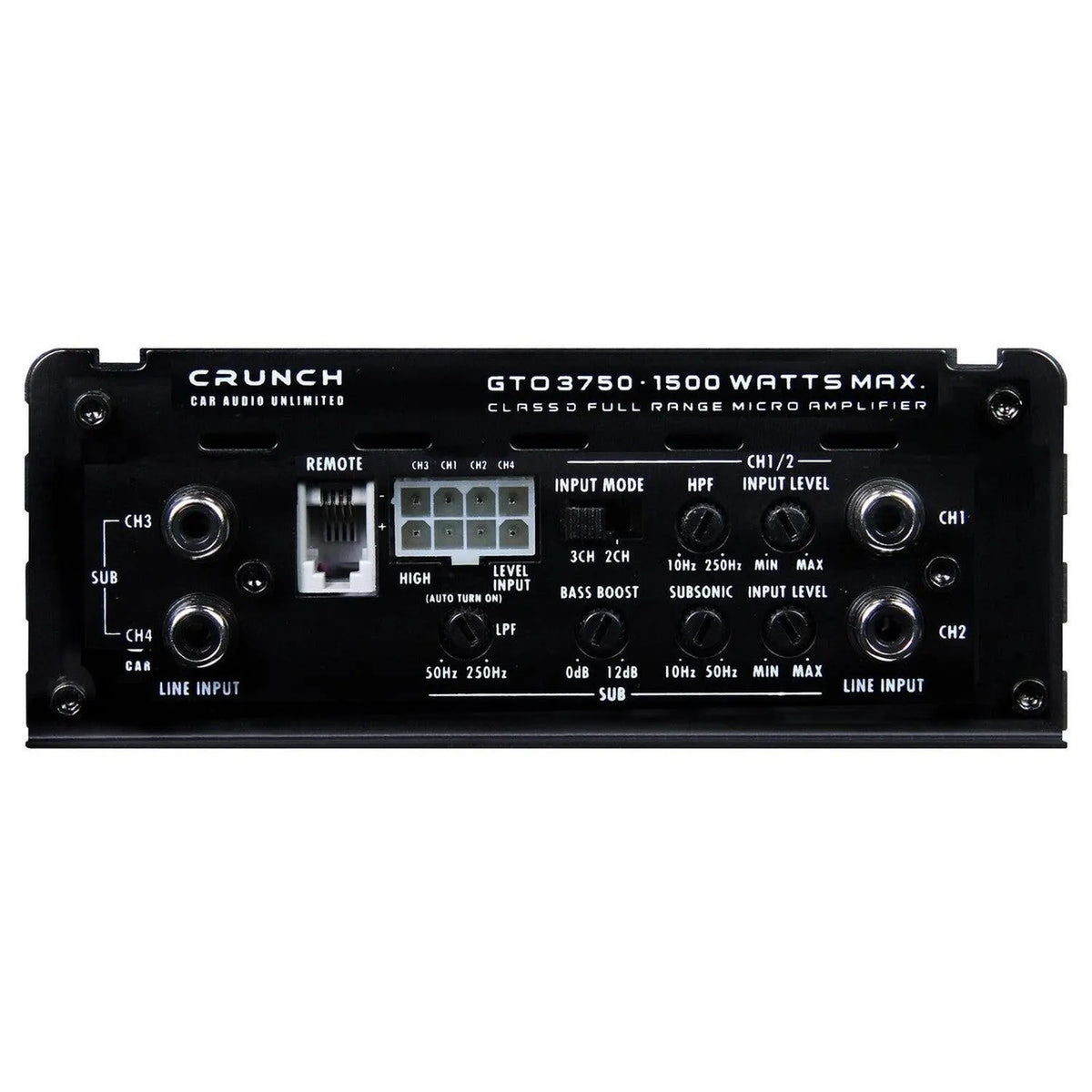 GTO3750-3 Kanal Verstärker-Crunch-BassBuddys | Shop