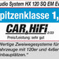 HX120 SQ EM EVO3 – Audio System