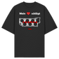 Mein Herz schlägt 1-5-3-6-2-4 Oversize Shirt-Unisex-Shirts-BassBuddys-Black-XS-BassBuddys | Shop