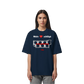 Mein Herz schlägt 1-5-3-6-2-4 Oversize Shirt-Unisex-Shirts-BassBuddys-French Navy-XS-BassBuddys | Shop