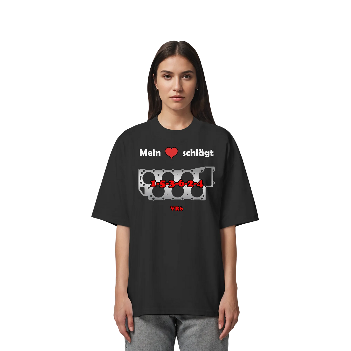 Mein Herz schlägt 1-5-3-6-2-4 Oversize Shirt-Unisex-Shirts-BassBuddys-French Navy-XS-BassBuddys | Shop