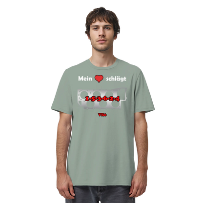 Mein Herz schlägt 1-5-3-6-2-4 Shirt
