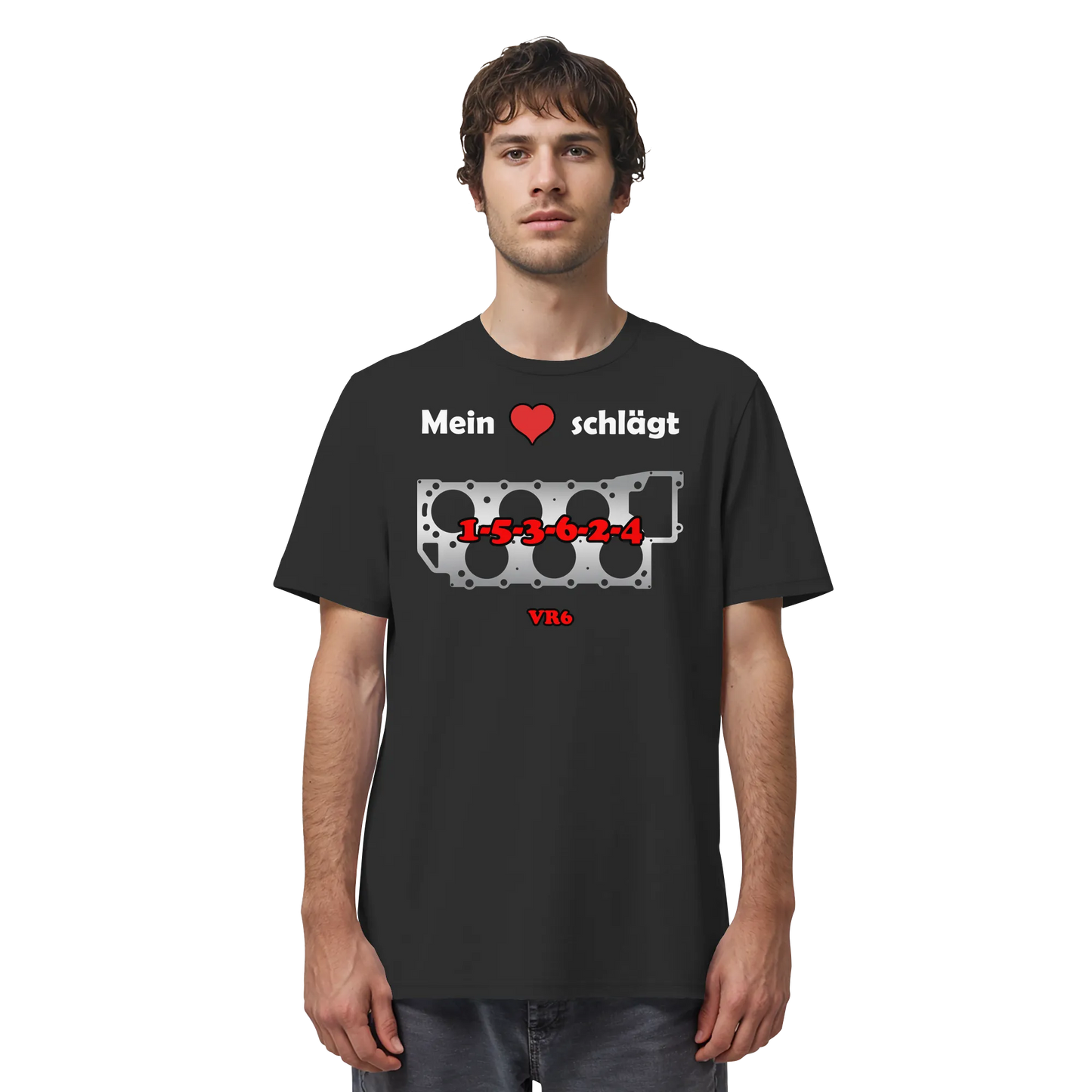 Mein Herz schlägt 1-5-3-6-2-4 Shirt