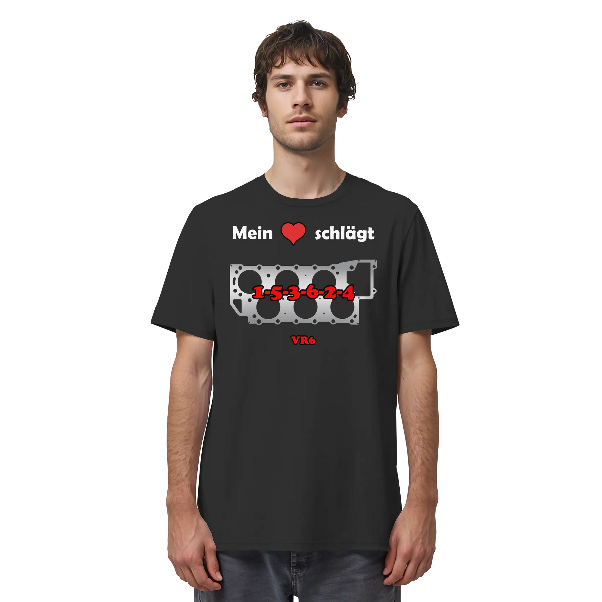 Mein Herz schlägt 1-5-3-6-2-4 Shirt