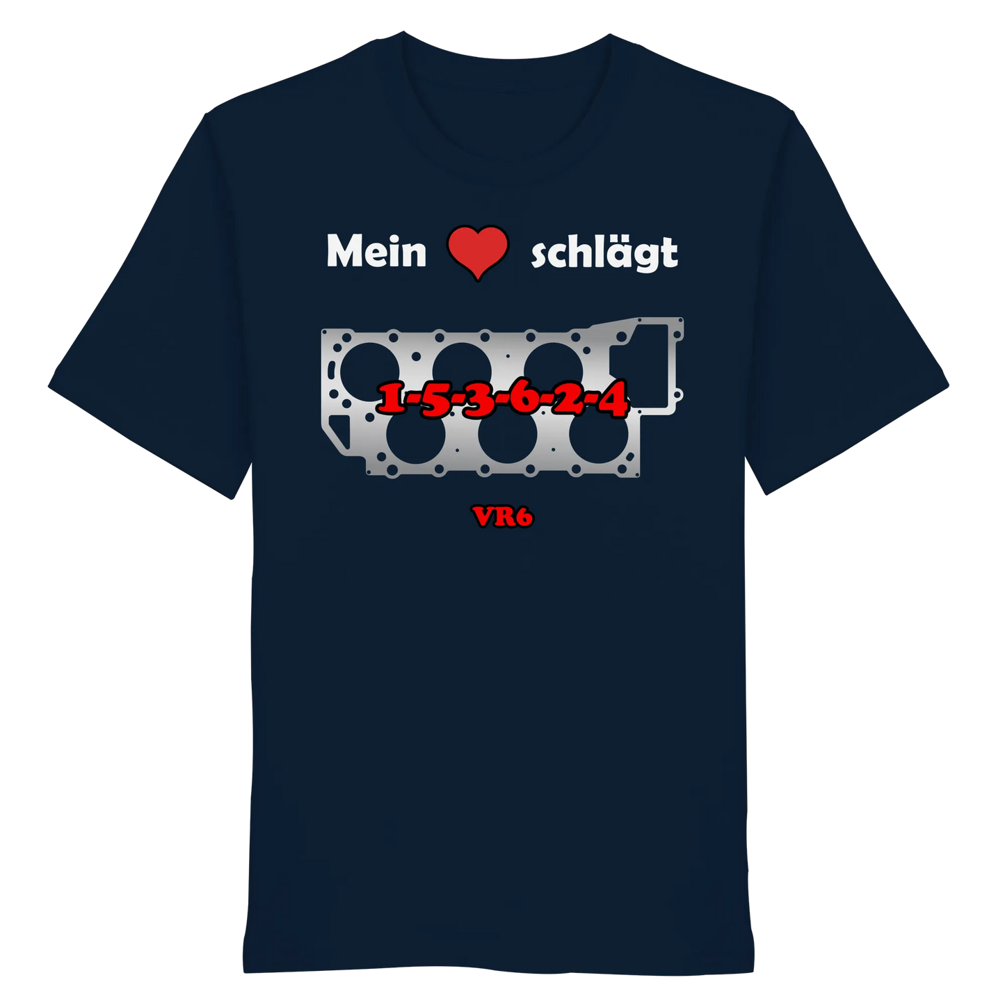 Mein Herz schlägt 1-5-3-6-2-4 Shirt