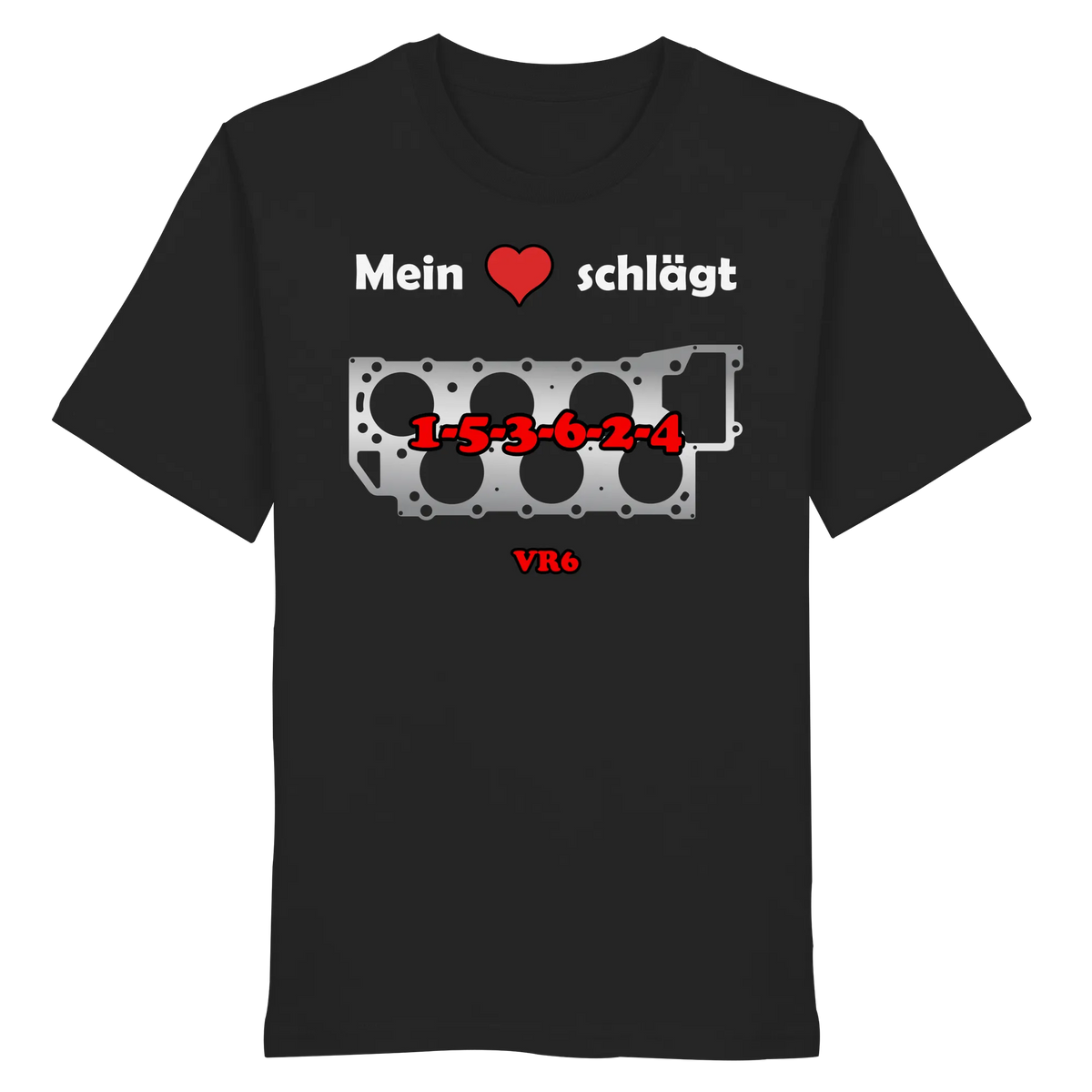 Mein Herz schlägt 1-5-3-6-2-4 Shirt-Unisex-Shirts-BassBuddys-Black-XS-BassBuddys | Shop