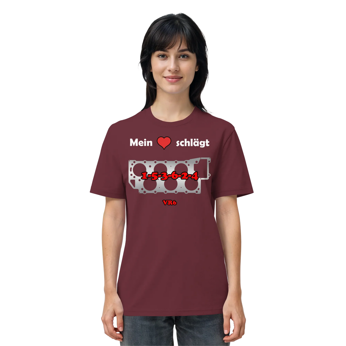Mein Herz schlägt 1-5-3-6-2-4 Shirt-Unisex-Shirts-BassBuddys-Burgundy-XS-BassBuddys | Shop
