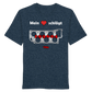 Mein Herz schlägt 1-5-3-6-2-4 Shirt-Unisex-Shirts-BassBuddys-Dark Heather Blue-XS-BassBuddys | Shop