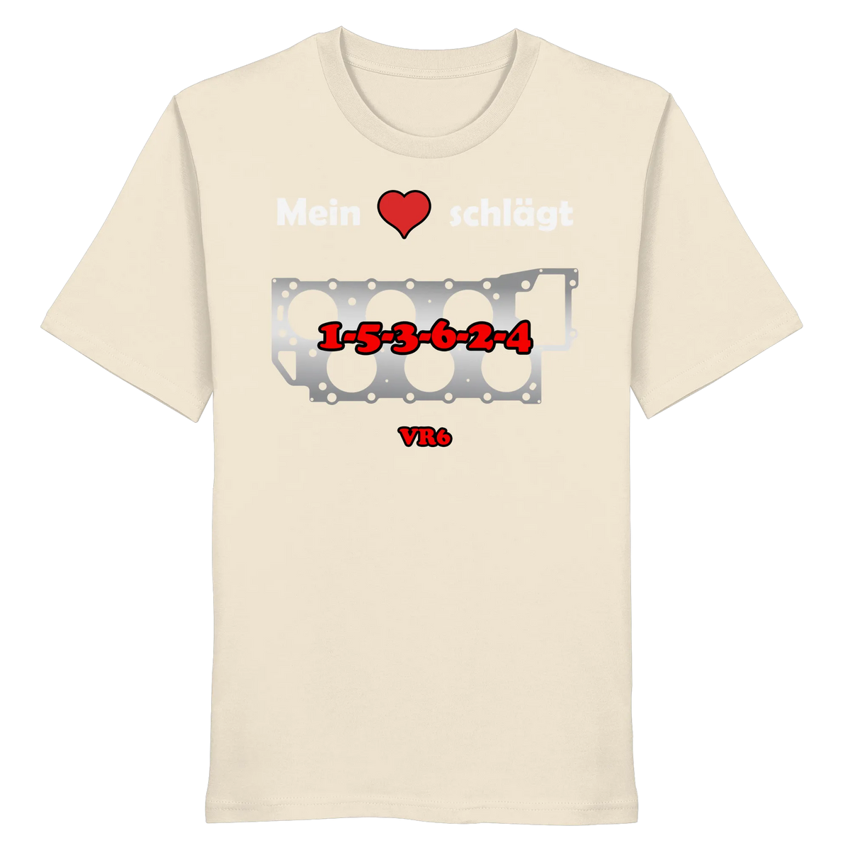 Mein Herz schlägt 1-5-3-6-2-4 Shirt-Unisex-Shirts-BassBuddys-Natural Raw-XS-BassBuddys | Shop