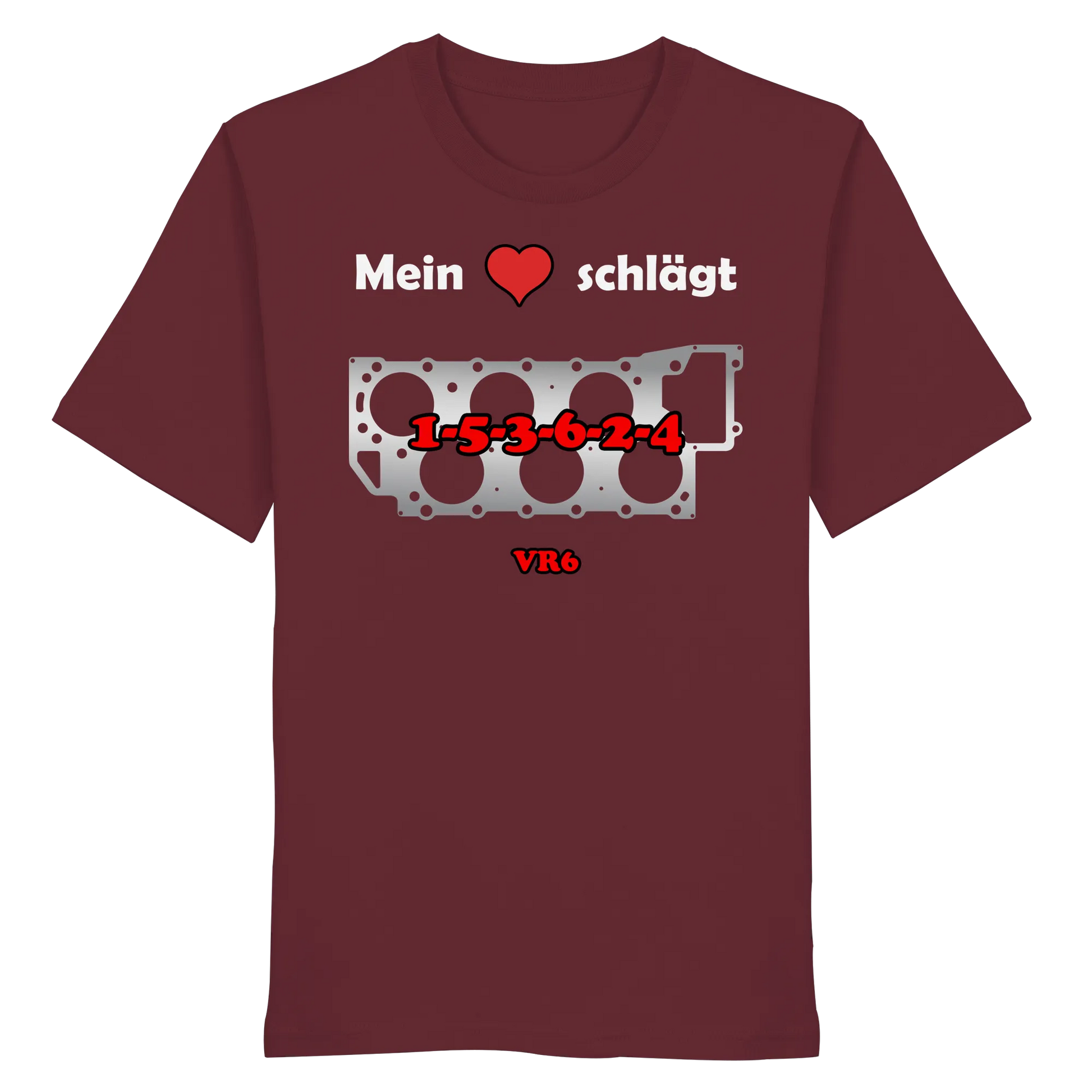 Mein Herz schlägt 1-5-3-6-2-4 Shirt