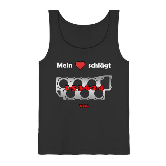 Mein Herz schlägt 1-5-3-6-2-4 Tank-Top