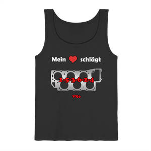 Mein Herz schlägt 1-5-3-6-2-4 Tank-Top-Tank-Tops-BassBuddys-Black-S-BassBuddys | Shop