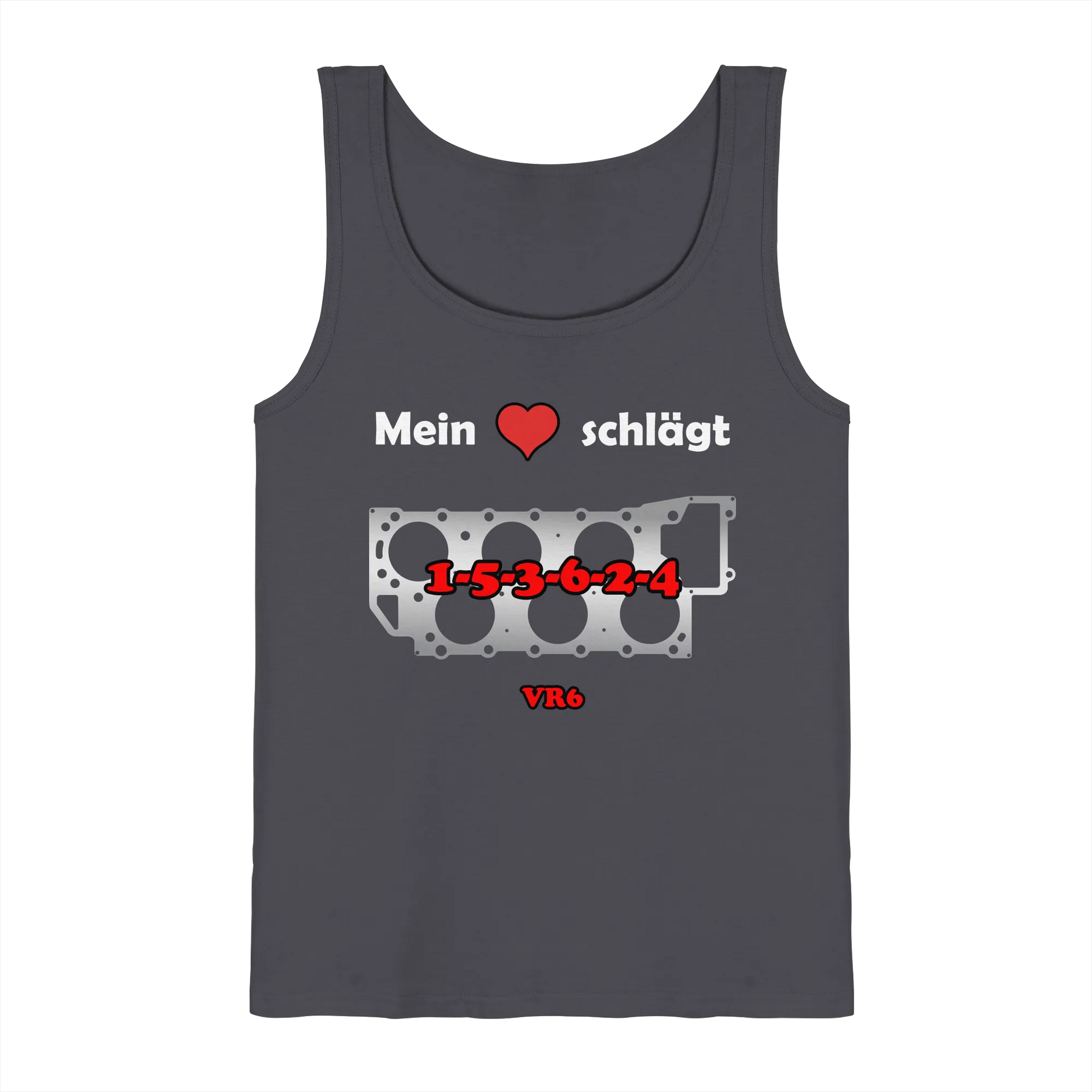 Mein Herz schlägt 1-5-3-6-2-4 Tank-Top