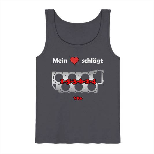 Mein Herz schlägt 1-5-3-6-2-4 Tank-Top