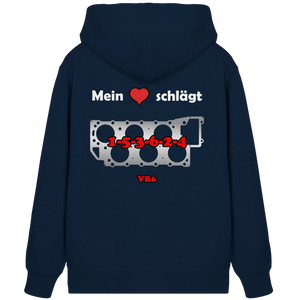 Mein Herz schlägt 1-5-3-6-2-4 Zipper Jacke-Jacken/ Zipper-BassBuddys-French Navy-XS-BassBuddys | Shop