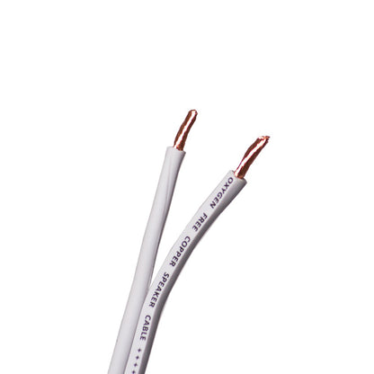 OFC-Lautsprecherkabel 2×2,5 mm² weiß