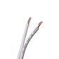 OFC-Lautsprecherkabel 2×2,5 mm² weiß