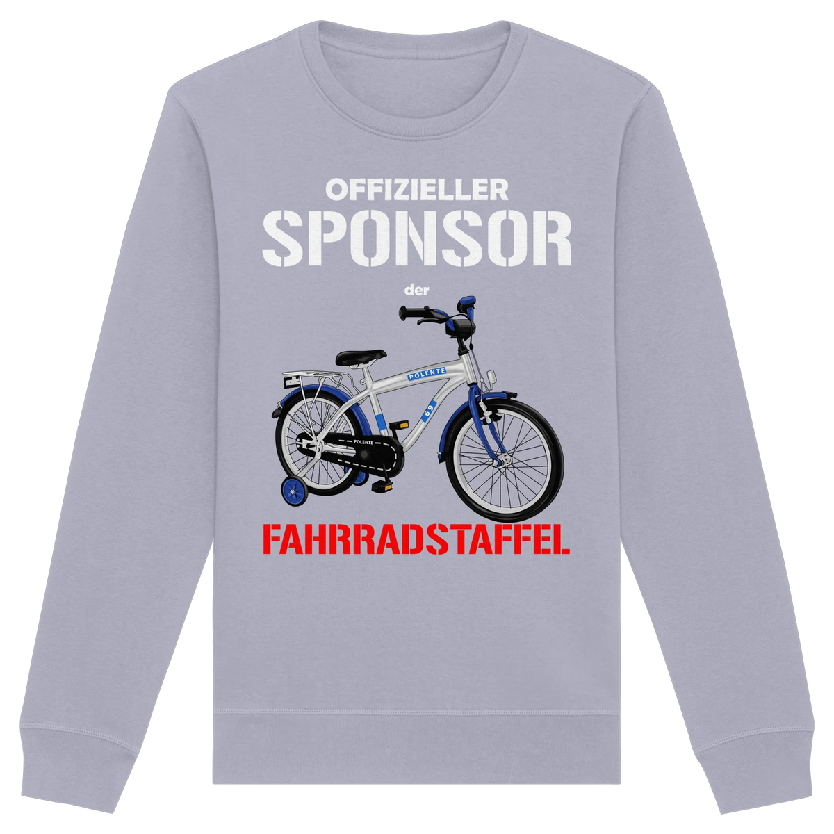 Offizieller Sponsor der FAHRRADSTAFFEL - Organic Basic Unisex Sweatshirt-Sweatshirts-BassBuddys-Black-XS-BassBuddys | Shop