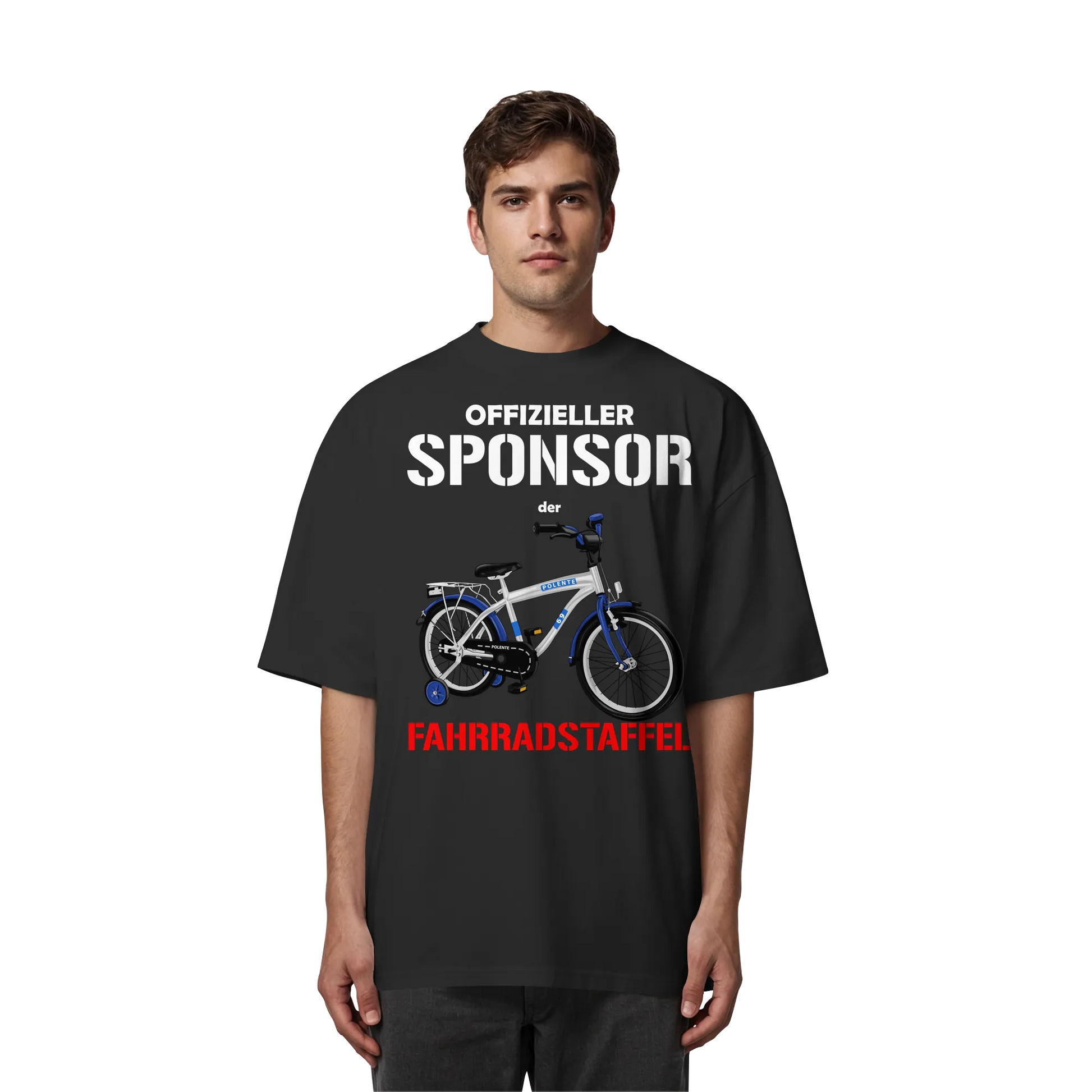 Offizieller Sponsor der FAHRRADSTAFFEL - Organic Oversize Shirt
