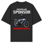 Offizieller Sponsor der FAHRRADSTAFFEL - Organic Oversize Shirt-Unisex-Shirts-BassBuddys-Black-XS-BassBuddys | Shop