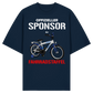 Offizieller Sponsor der FAHRRADSTAFFEL - Organic Oversize Shirt-Unisex-Shirts-BassBuddys-French Navy-XS-BassBuddys | Shop