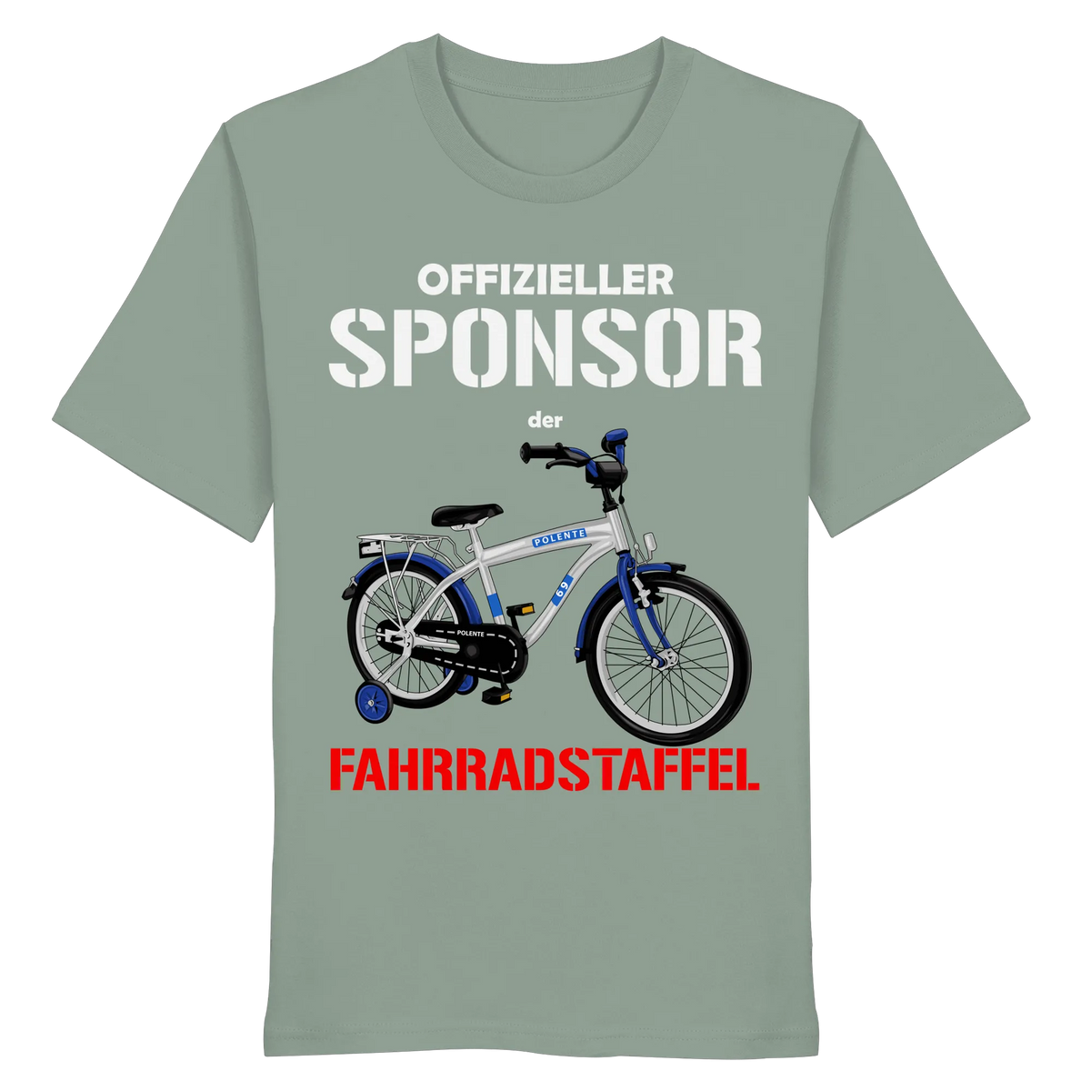 Offizieller Sponsor der FAHRRADSTAFFEL - Organic Shirt-Unisex-Shirts-BassBuddys-Aloe-XS-BassBuddys | Shop