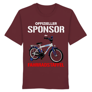 Offizieller Sponsor der FAHRRADSTAFFEL - Organic Shirt-Unisex-Shirts-BassBuddys-Burgundy-XS-BassBuddys | Shop