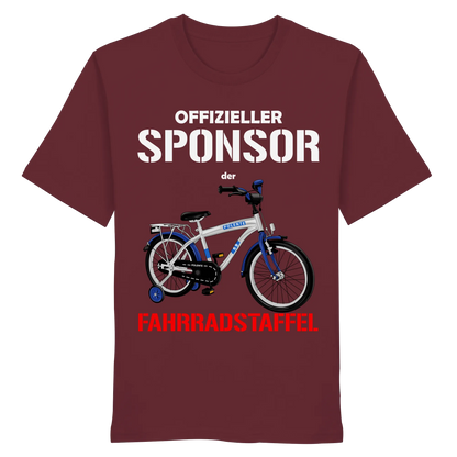 Offizieller Sponsor der FAHRRADSTAFFEL - Organic Shirt-Unisex-Shirts-BassBuddys-Burgundy-XS-BassBuddys | Shop