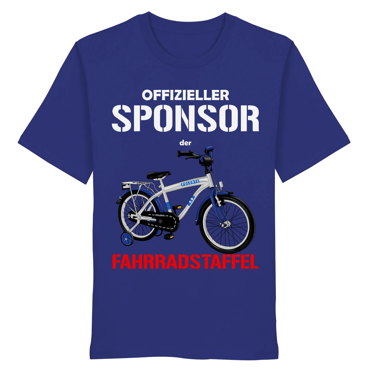 Offizieller Sponsor der FAHRRADSTAFFEL - Organic Shirt-Unisex-Shirts-BassBuddys-Worker Blue-XS-BassBuddys | Shop