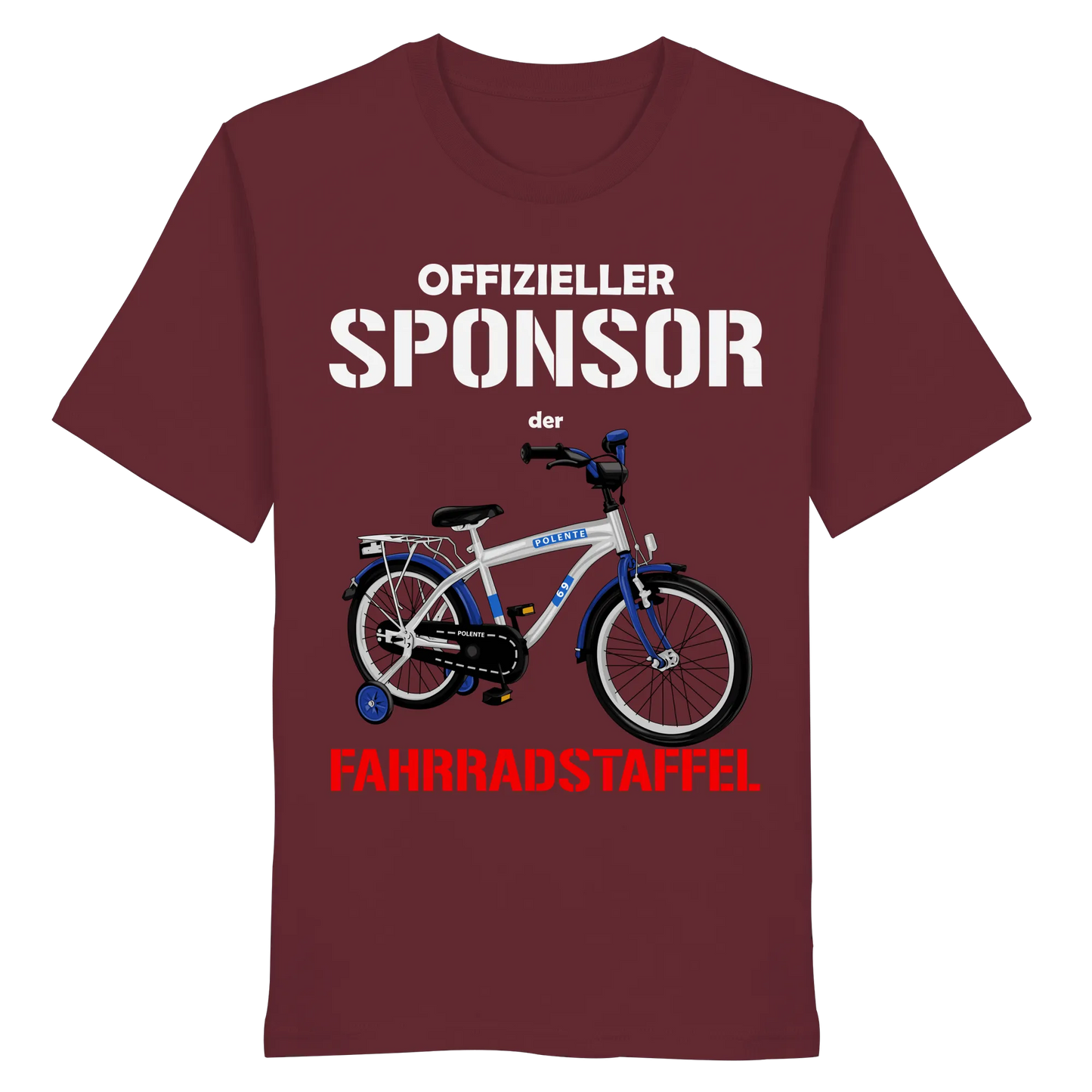 Offizieller Sponsor der FAHRRADSTAFFEL - Organic Shirt