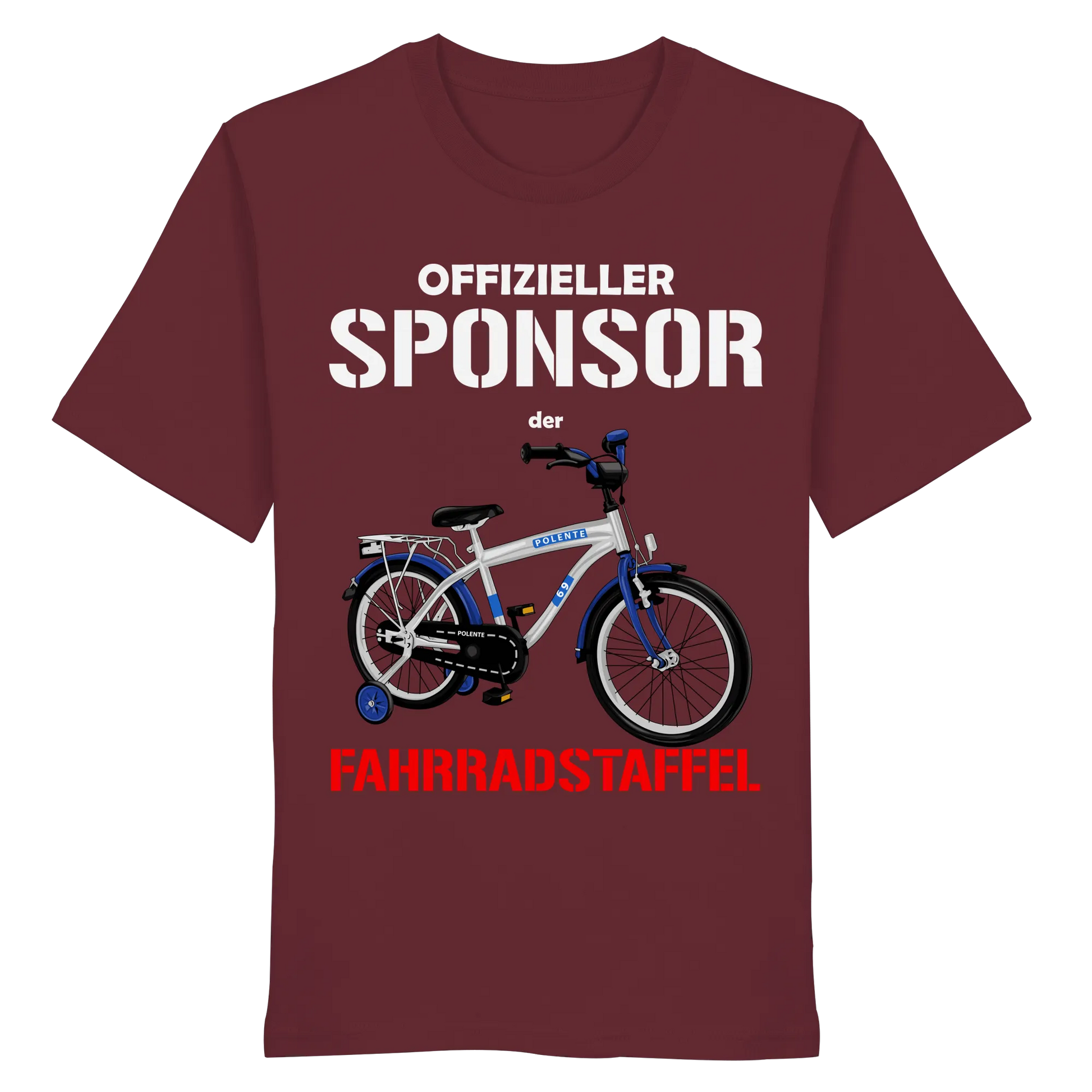 Offizieller Sponsor der FAHRRADSTAFFEL - Organic Shirt