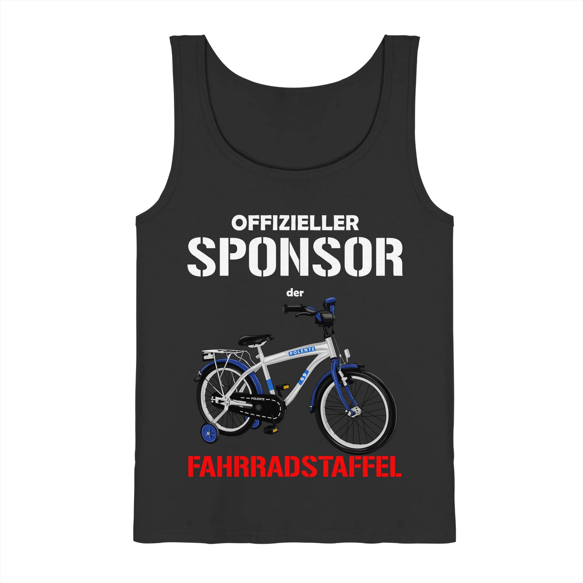 Offizieller Sponsor der FAHRRADSTAFFEL - Tank-Top-Tank-Tops-BassBuddys-Black-S-BassBuddys | Shop