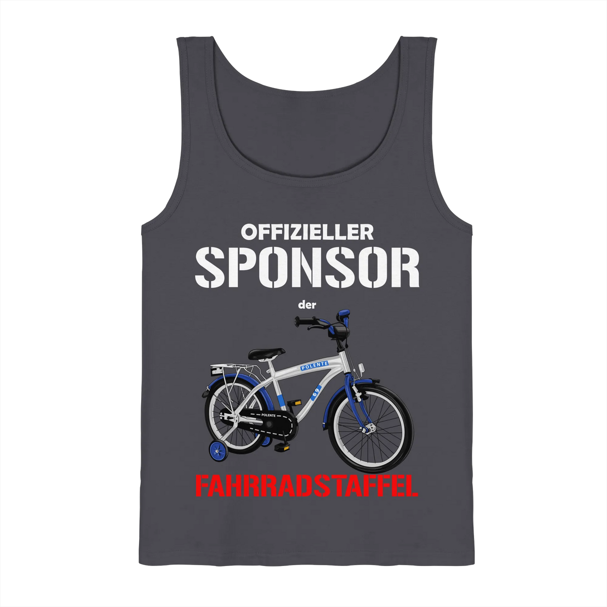 Offizieller Sponsor der FAHRRADSTAFFEL - Tank-Top-Tank-Tops-BassBuddys-Charcoal-S-BassBuddys | Shop