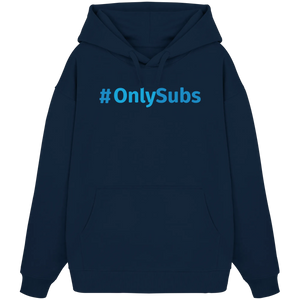 #OnlySubs - Organic Oversize Hoodie-Hoodies-BassBuddys-French Navy-XS-BassBuddys | Shop